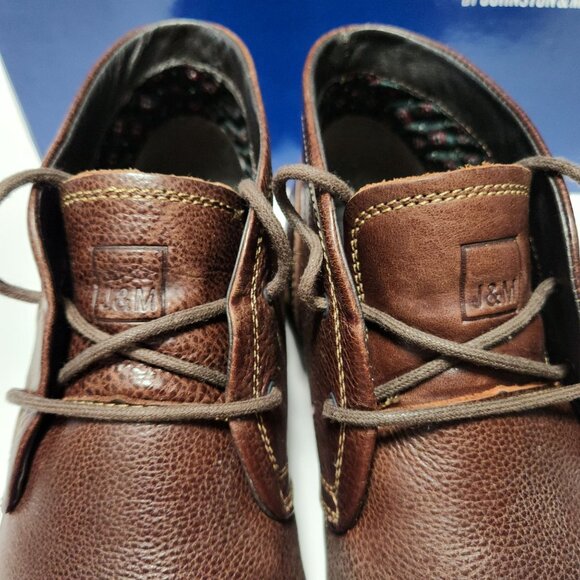 Johnston & Murphy Comstock Boots 8.5M Brown Leather Chukka NOT ORIGINAL BOX - Picture 5 of 16